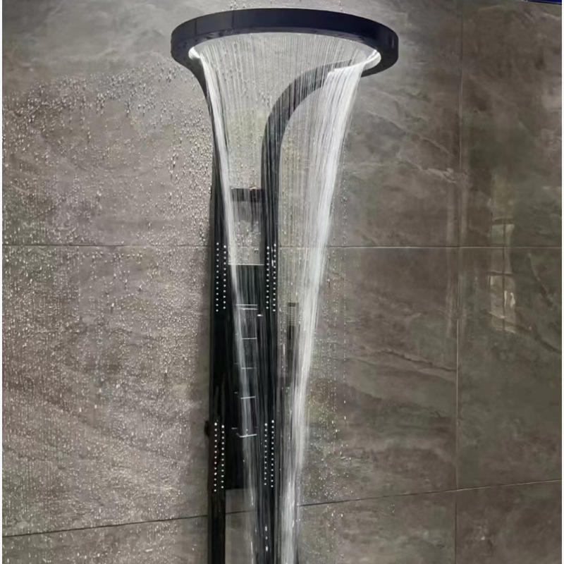Wall-Mounted Smart Shower Screen Shower Set Engineering Hotel Bathroom Shower Head Shower Home Bathroom Wall-Mounted Smart Shower Screen Shower Set Engineering Hotel Bathroom Shower Head Shower Home Bathroom