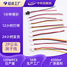 定制端子线束PH2.0连接线喇叭线束加工 XH2.54红黑端子线电子线束