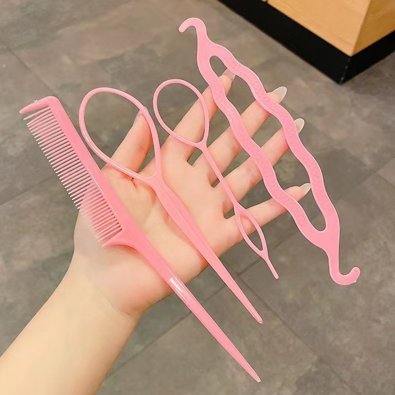 Mini cabello varilla de cabello broca de cabello pequeña niña atada cabello usar cabello perezoso artefacto de cabello trenzado