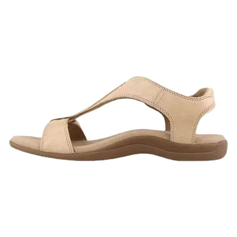 Внешняя торговля, Новые в наличии сандалии Amazon, трансграничные женские туфли на танкетке больших размеров на толстой подошве, пряжка на липучке и сандалии с рыбьим ртом