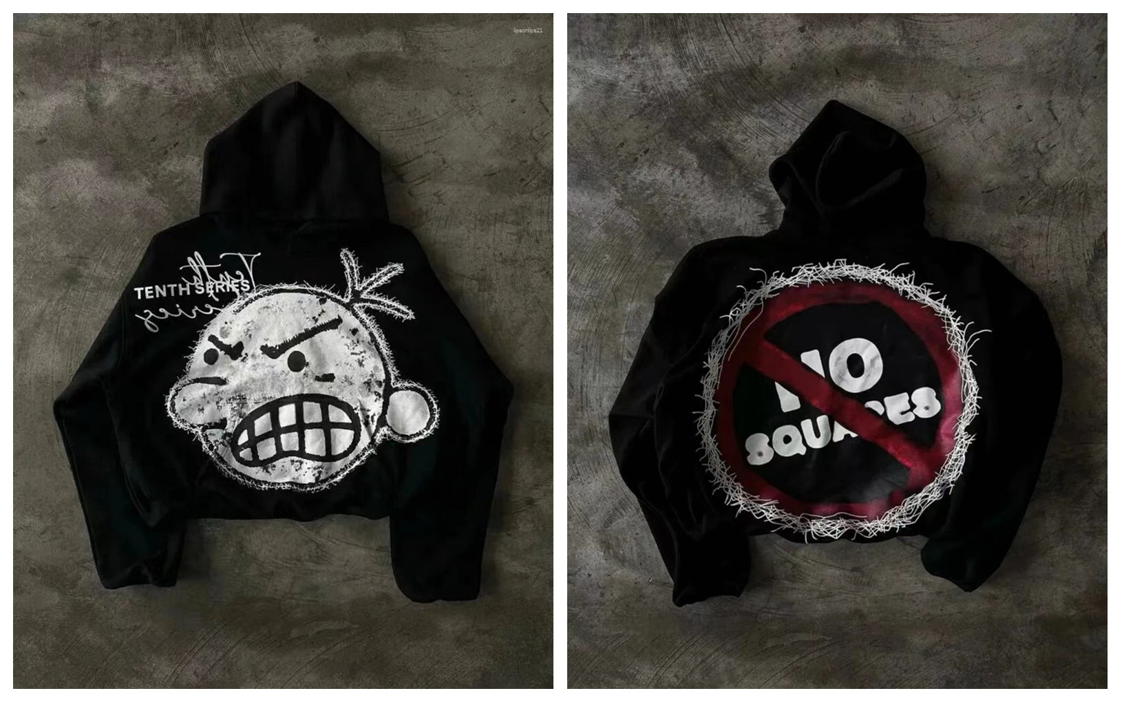 스타일 2 [면 후드 스웨터]