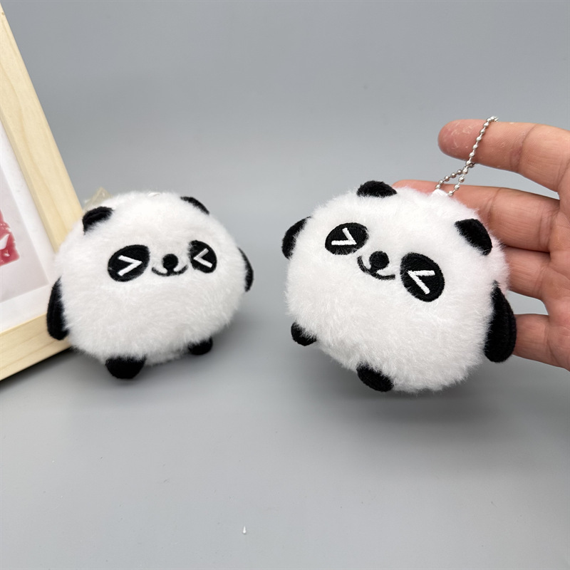 Lindo muñeco de peluche de máquina de garra, Dai mengdundun panda llavero muñeca colgante paquete de accesorios pequeños regalos al por mayor image 4