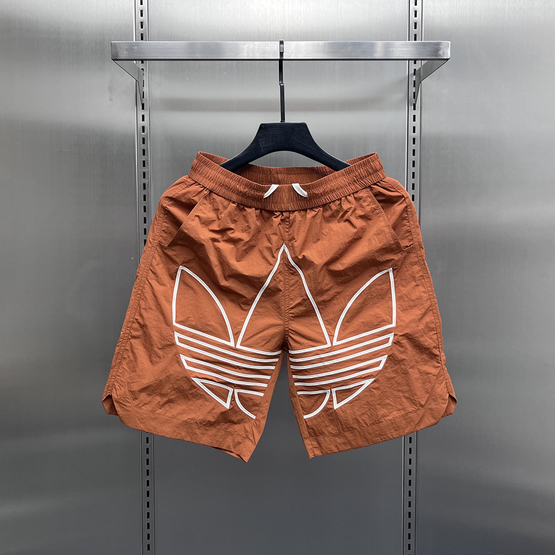 Summer Men's Shorts, Loose Casual Quick-Drying Sports Shorts, Thin, Handsome, Heavy-Duty Print, Contrasting Color Beach Pants