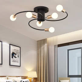 吸顶灯跨境北欧简约客厅书房中山灯具大全房间卧室创意餐厅吸顶灯