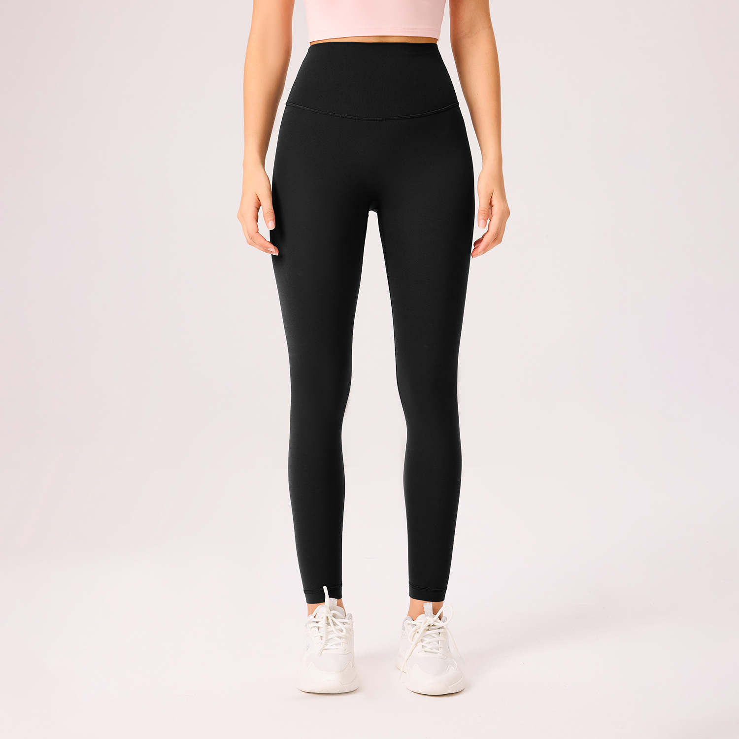 Pantalones de yoga para mujer, nuevo modelo N66, leggings deportivos ajustados de cintura alta de Lycra, levanta glúteos, para correr y hacer Pilates, ideales para hacer ejercicio al aire libre.