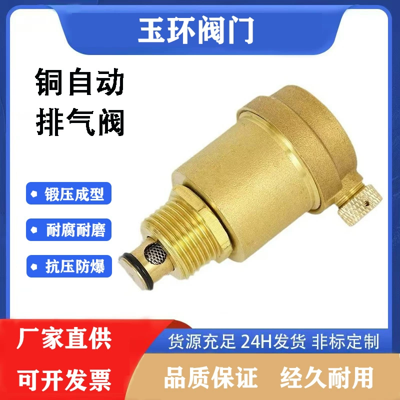 Автоматический выпускной клапан, нагревательный клапан выпуска воздуха, бытовой водопроводный клапан, клапан выпуска воздуха, латунный клапан выпуска воздуха, 4 точки, 6 точек, 1 дюйм