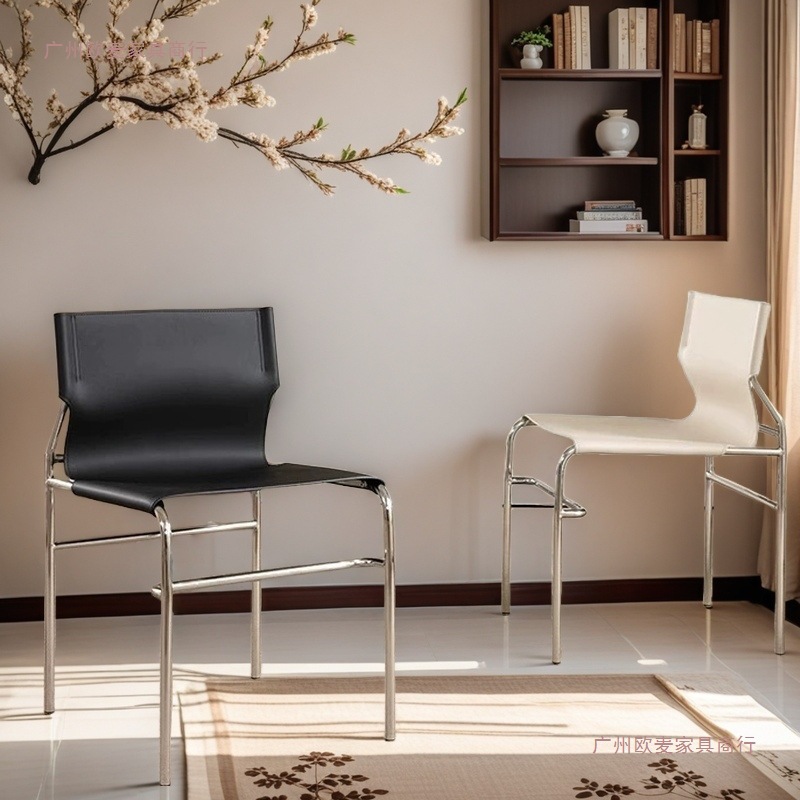 Comfortable and Not Tiring for Long Periods of Sitting, Employee Office Chair, Cafe Bedroom Desk, Dining Chair, Hotel Reception Leisure Back Chair