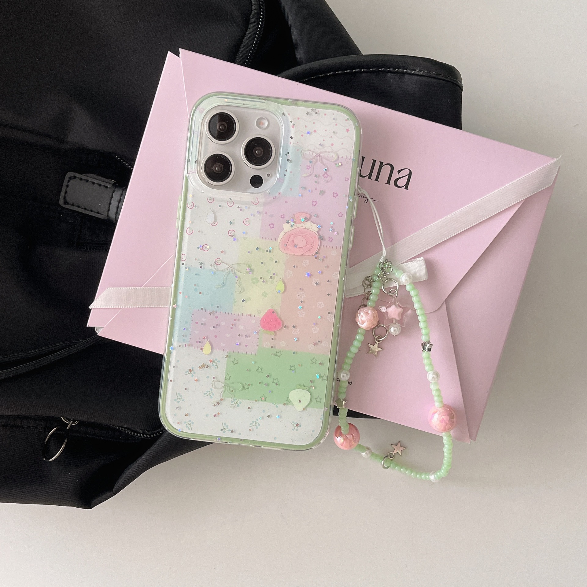 Pajarita de estrella de nicho para estuches para teléfono móvil 16ProMax 15/14 Nuevo estilo 13 femenino 15Pro brillo 16