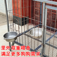 狗笼子大型犬加粗加厚德牧马犬耐咬实心钢筋狗场狗笼大型批发