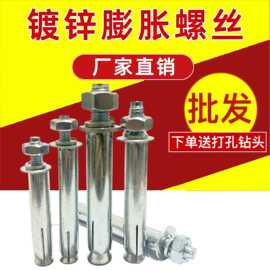 镀锌国标膨胀螺丝整箱加长膨胀螺栓M6M8M10M12M14M16-M20