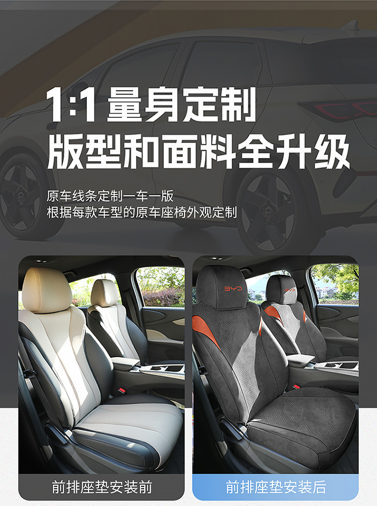New Special Car Byd Dolphin Intelligent Driving Edition Rams All-Inclusive Saddle Pad Car Seat Cushion for All Seasons