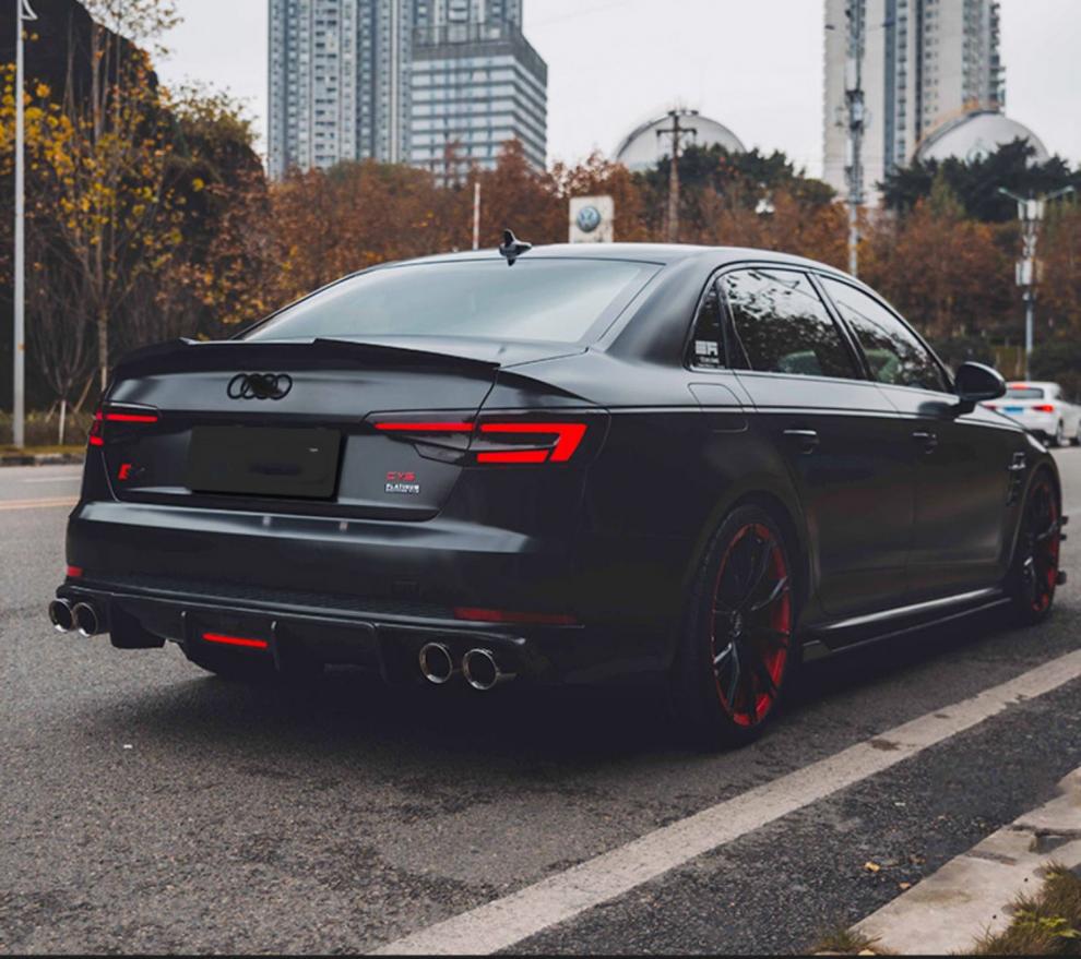 Applicable to Audi TPU Blackened Lamp Film A3/A4/A6 Black Samurai Headlight Tail Lamp Film Car Film Color Change Black Samurai R
