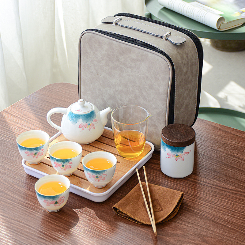 Tea set for traveling