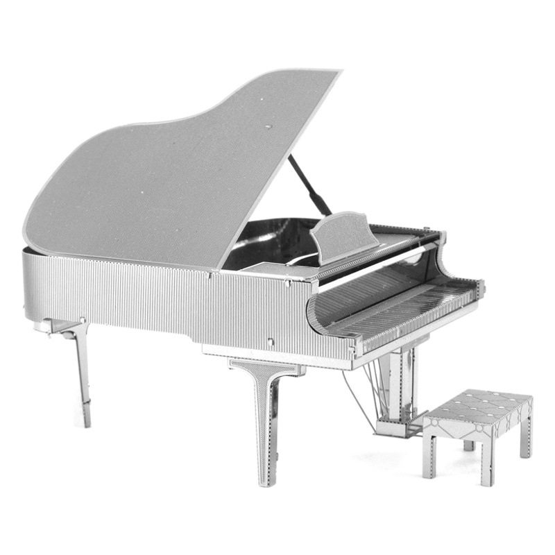 Aipin 3D rompecabezas de metal instrumento musical guitarra principal bajo tambor piano cello asamblea modelo cumpleaños