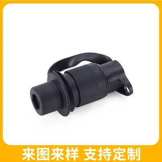 跨境厂家定制带密封橡胶圈三芯插座 房车游艇连接器 信号灯插头