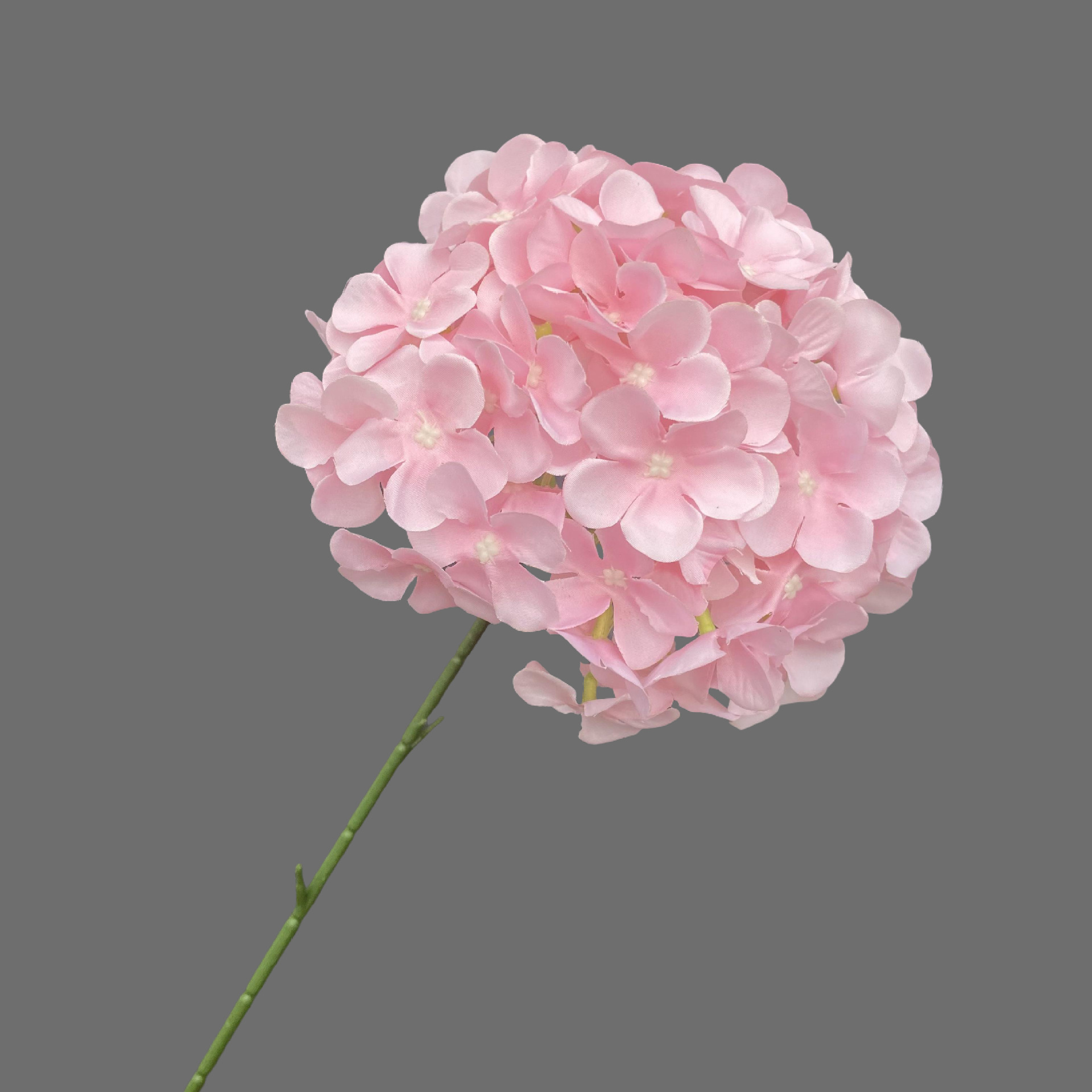 72 Pieces of Single Hydrangea Artificial Flower Lollipop Hydrangea Wedding Hall Decoration Props Home Decoration Guest Floor Flower Arrangement