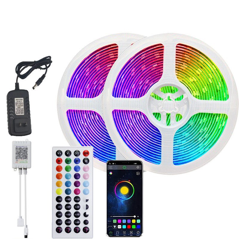 Controlador de aplicación Bluetooth de 12v-44 teclas + fuente de alimentación europea/estadounidense