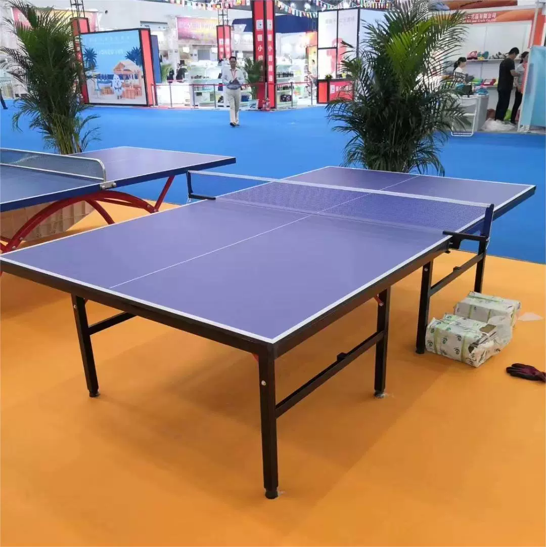 Обычный стол для настольного тенниса, школьный, домашний, для использования в помещении, одиночный, складной, со съемными колесами, стандартный тренировочный конкурс