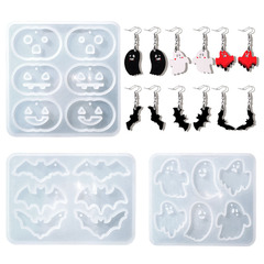 Proud Halloween Silicone Mold Earrings Necklace Silicone Mold Amazon Best Selling Ghost Pumpkin Accessories