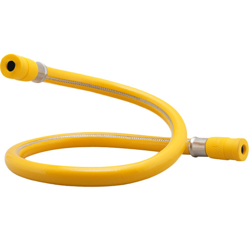 不锈钢防爆煤气编织管燃气管天然气软管专用新国标金属包覆连接管