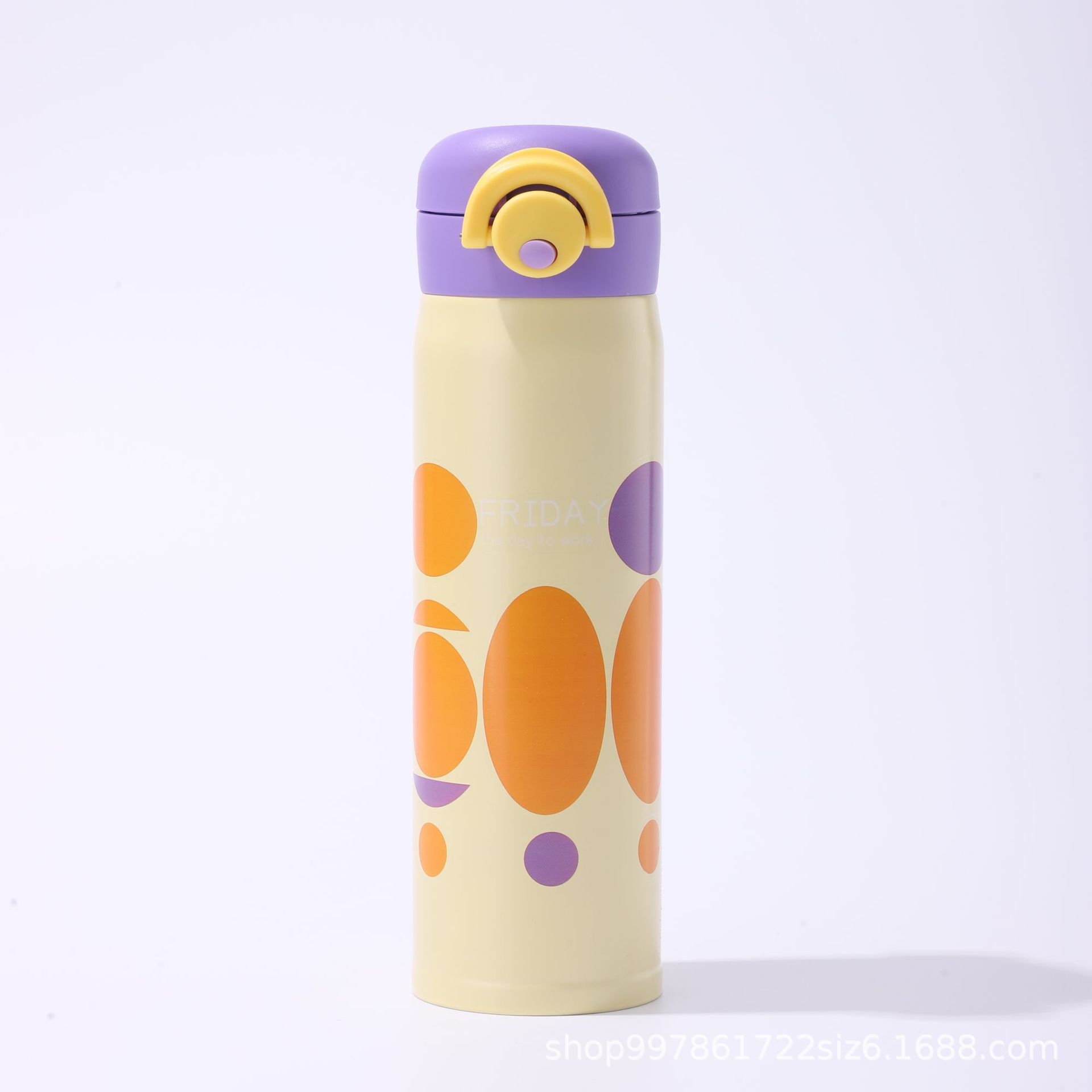 Nuevo acero inoxidable 304 taza de aislamiento de calor lindo con cierre rebote de niños taza de bebida directa taza de agua deportiva portátil al aire libre