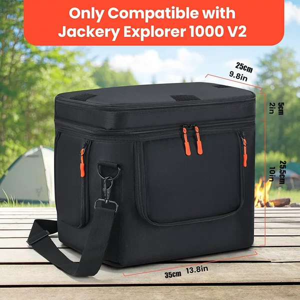 Outdoor Portable Power Storage Bag Camping Adventure Power Station Suitcase Storage Box Double Layer Pocket Backpack