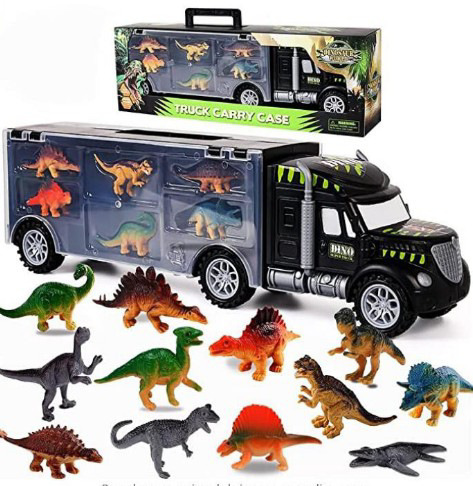미니 공룡 트럭 + 공룡 피규어 12개