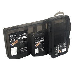 M6 Five-Grid Box Fishing Gear Bait Shiny Storage Box Accessory Case Plastic Set Tool Box Lure Bait Box Wholesale