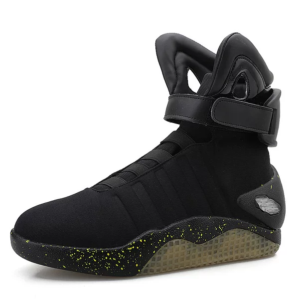 989 Men's Shoes High-Top Trendy Shoes USB Charging Led Flash Shoes Autumn and Winter Outdoor Sports Shoes Street Sneakers Casual Shoes