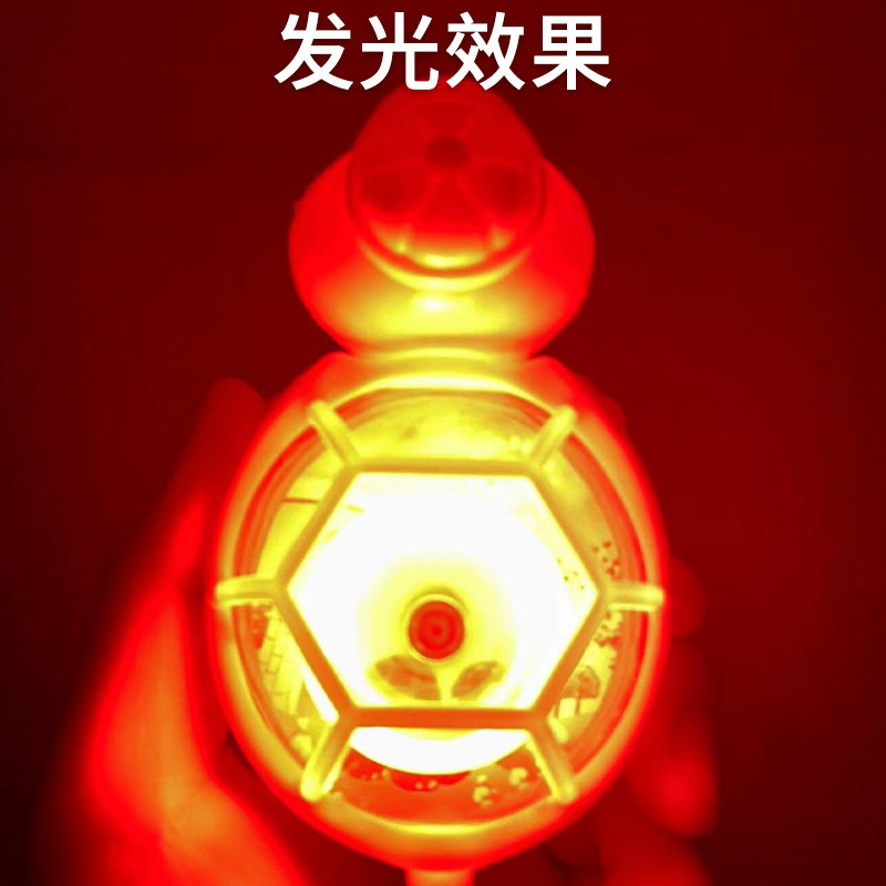 Hilo de tracción creativo, tortuga luminosa, juguetes para niños, puestos de regalos de jardín de infantes, suministro al por mayor