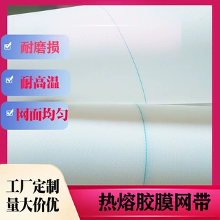 工厂直供聚酯热熔胶膜网带耐温热熔胶膜网贴合机复合机传送带导带