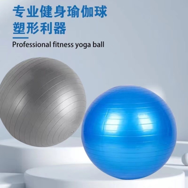 瑜珈球普拉提PVC瑜伽球健身球感统训练大球成人运动器材加厚耐用|undefined