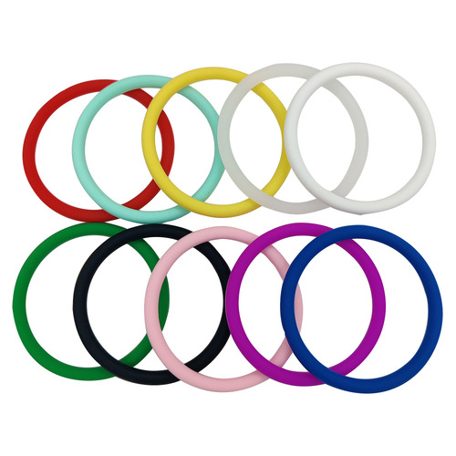 New round silicone bracelet keychain mobile phone anti-fall anti-lost wrist strap portable mobile phone keychain wholesale