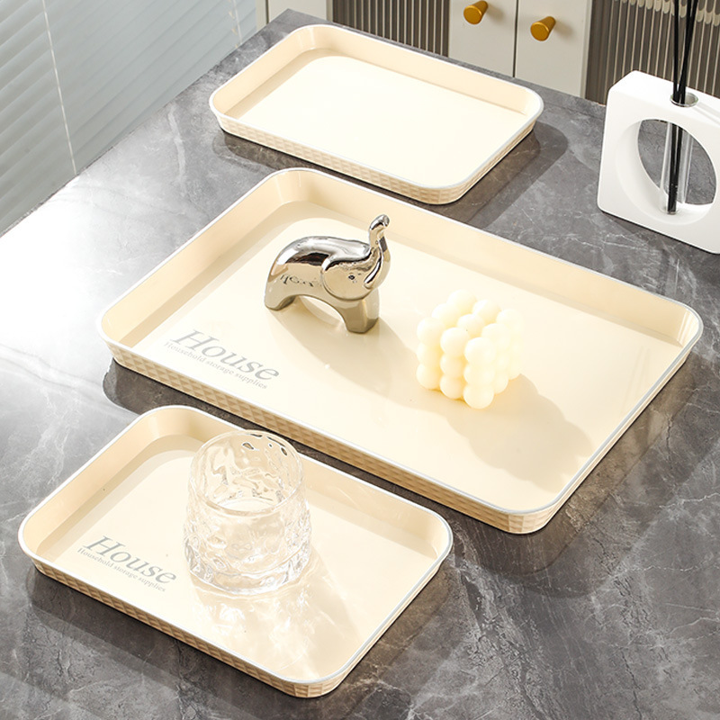 2025 New Tea Tray High-end Cup Water Cup Rectangular Light Luxury Tray Home Beauty Salon Living Room Coffee Table 2025 New Tea Tray High-end Cup Water Cup Rectangular Light Luxury Tray Home Beauty Salon Living Room Coffee Table