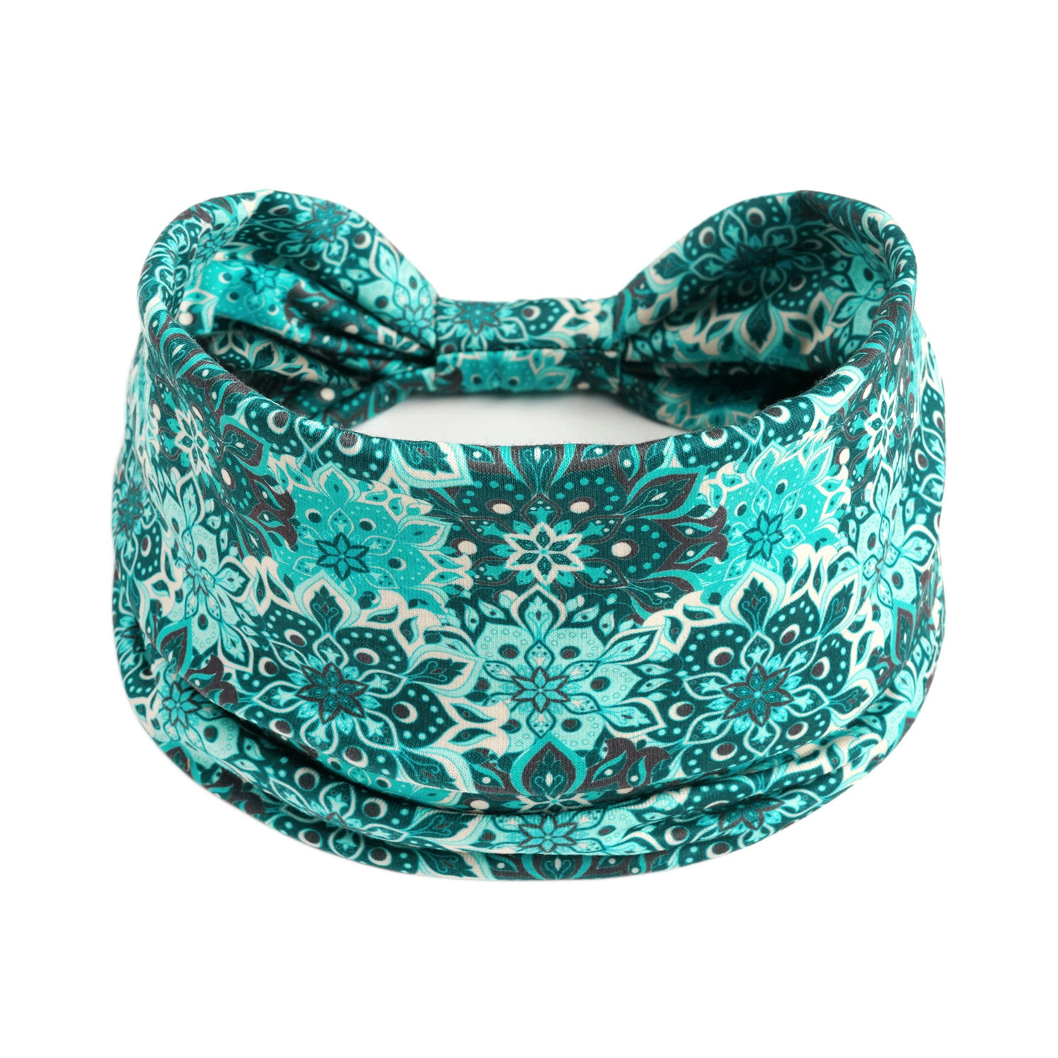 Retro Europa y los Estados Unidos venta cruzada de yoga damas correa de cabello toallas antiperspirantes elásticas algodón absorbedor correa de cabello nuevo accesorio para el cabello