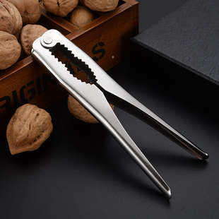 Stainless Steel Walnut Clamp Household Thickened Multifunctional Nut Clamp Opening Walnut Clamp Kitchen Tool Shelling