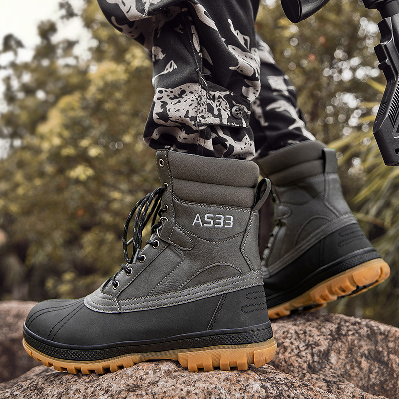 Ventas directas de fábrica botas militares de gran tamaño para hombres, deportes al aire libre, zapatos casuales, cordones delanteros resistentes al desgaste, botas de entrenamiento de campo al aire libre, hombres