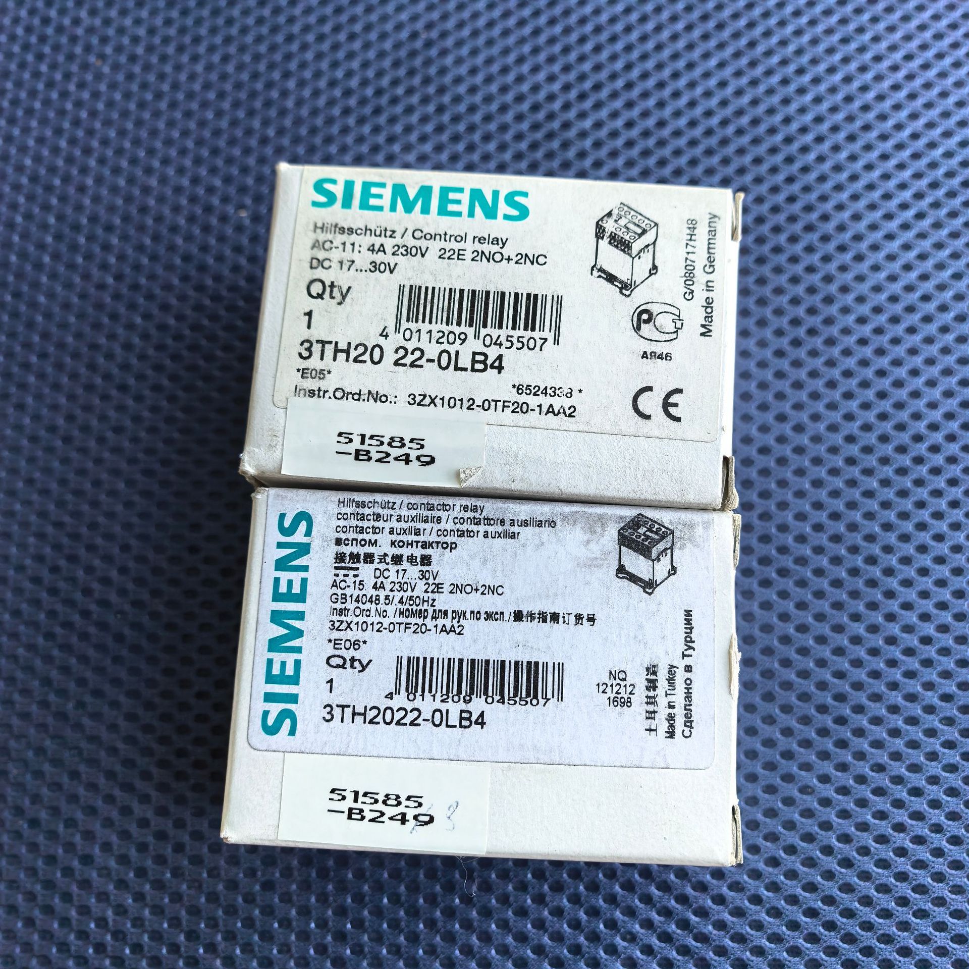 SIEMENS/西门子 通用设备继电器 3RT2037-1AH20