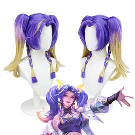 漂艺王者手游孙尚香cos假发音你闪耀cosplay长发麻花辫双马尾造型