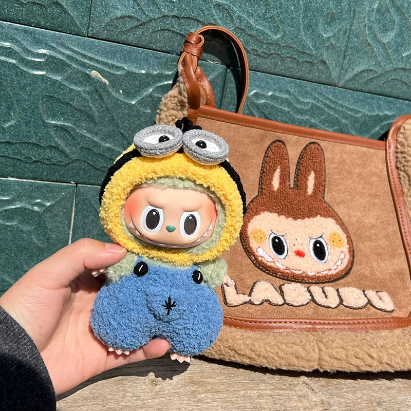 [Только одежда] Кукольная одежда подходит для 17 см подвес Labubu Labubu клей кукольная одежда для других
