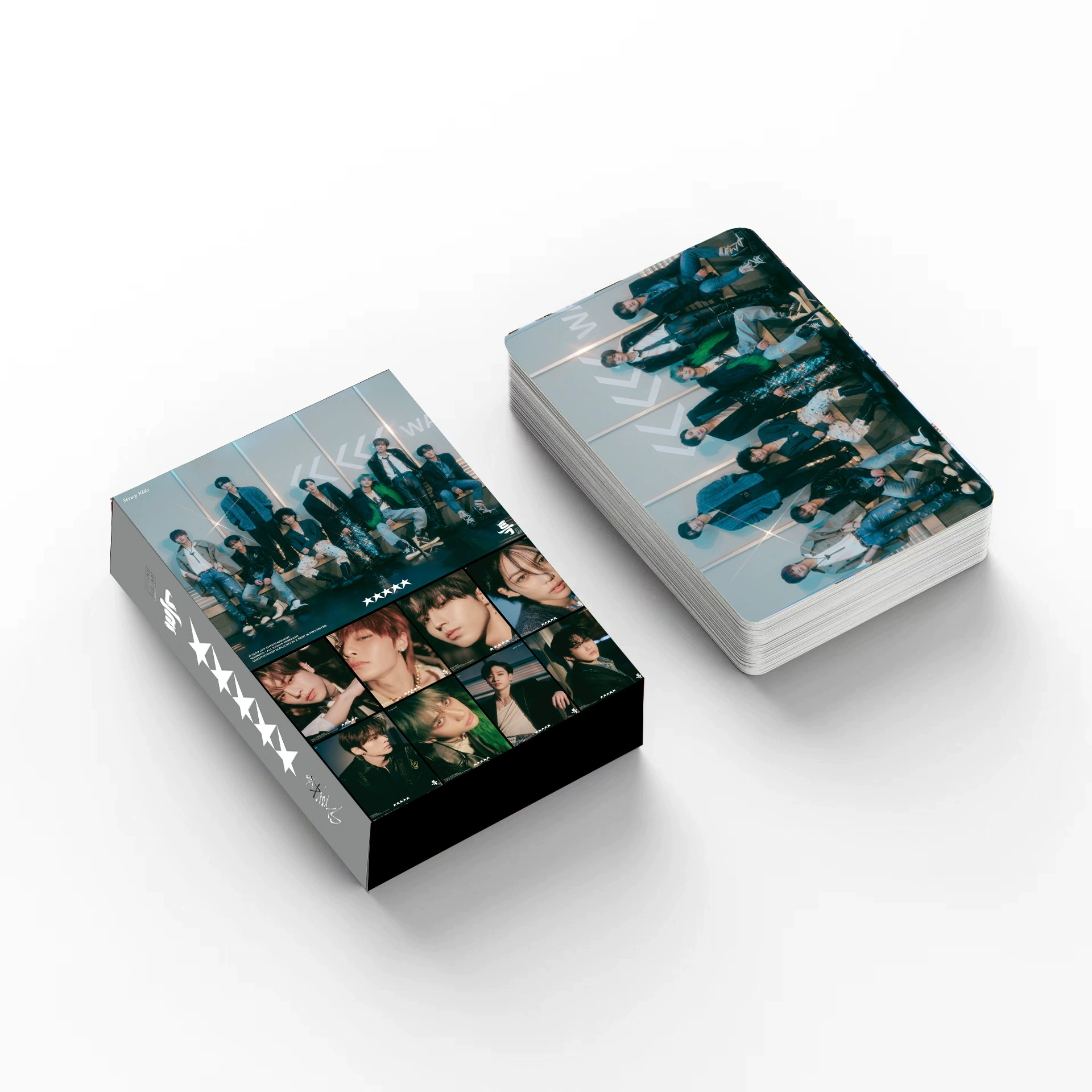 -Stray Kids's new "★★★★★ (5-STAR)" Lomo55 small card Ming posture