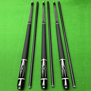 Black Technology Carbon Billiard Club American Nine-Ball 1/2 Body Double Section 13mm Big Head Billiard Club Factory Outlet in stock