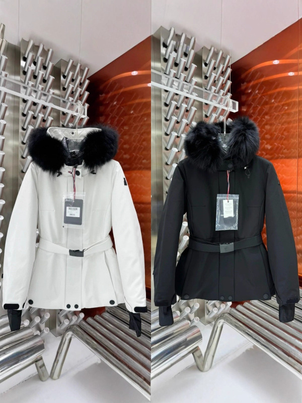 高版本现货M蒙家25秋冬新款滑雪羽绒服狐狸毛领时尚百搭鸭绒外套|undefined