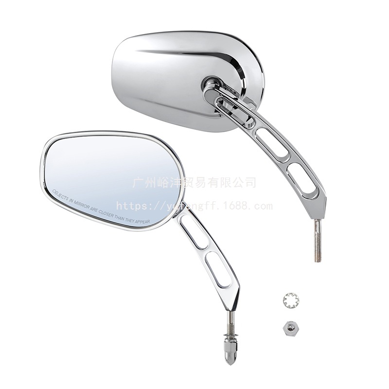 Suitable for Harley Xl883/1200 X48 Dyna Road King Softail 8mm Rearview Mirror Reflector