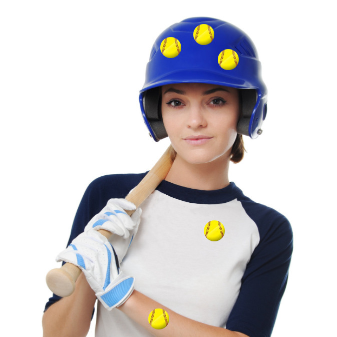 Populaire stickers voor softbalhelmen, inclusief bonusstickers voor kinderhelmen._voghion.com