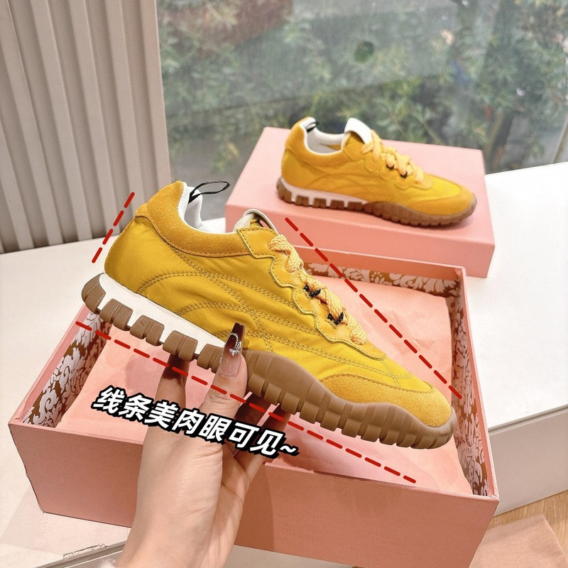 デイリーランラン~アミウ カラーブロック厚底道徳訓練靴 レディース 25 新品本革ラウンドトゥレースアップカジュアルスポーツシューズ|undefined