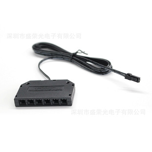 Spot Wholesale Led Dupont Interface Junction Box 6-Bit Junction Box Cabinet Light Junction Box Led Lighting Connector
