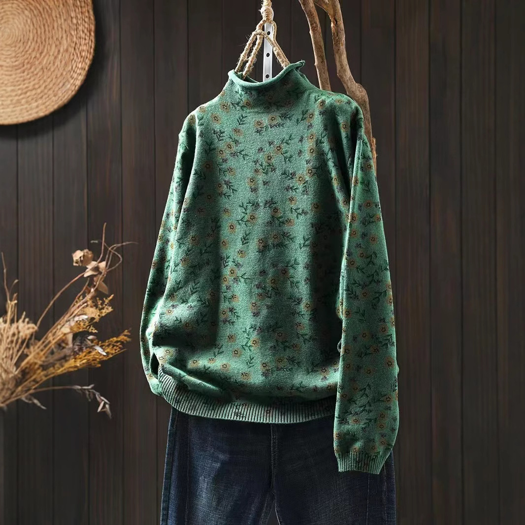 Winter colored keep warm base sweater