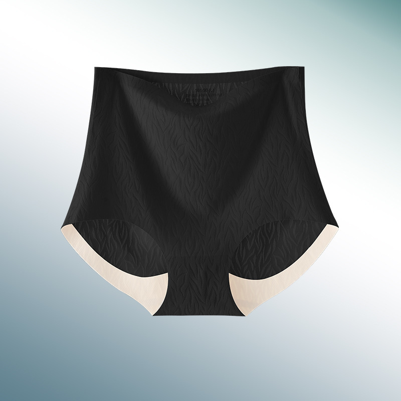 Mujeres 3D melocotón hip algodón antibacteriano inferior ropa interior transpirable desnudo sin costuras de alta cintura cadera levantamiento vientre conformación pantalones florales