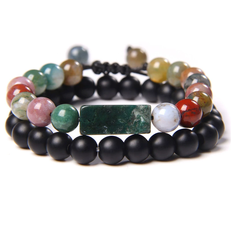  Organic ретро бисер bracelet прямоугольный плетеный набор для мужчин и женщин, европейский стиль